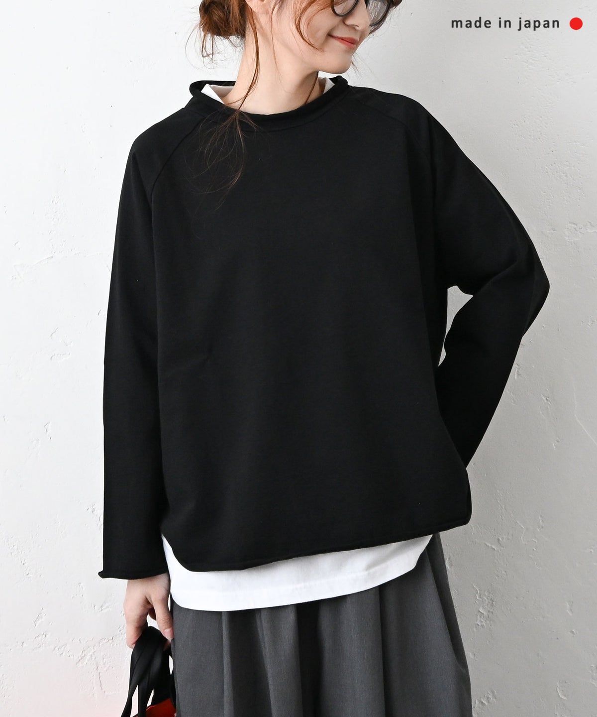 her.｜ラグランオーバーロックヘムプルオーバー [[MA-35210-1]][C]