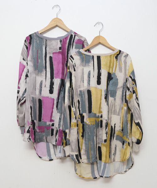 HUMS｜リブ切り替えプルオーバー [[C-5135]][C]