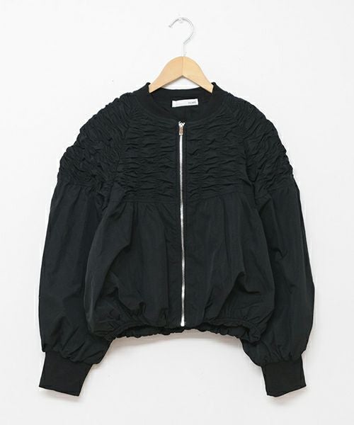 HUMS｜シャーリングデザインブルゾン [[410162]][C]