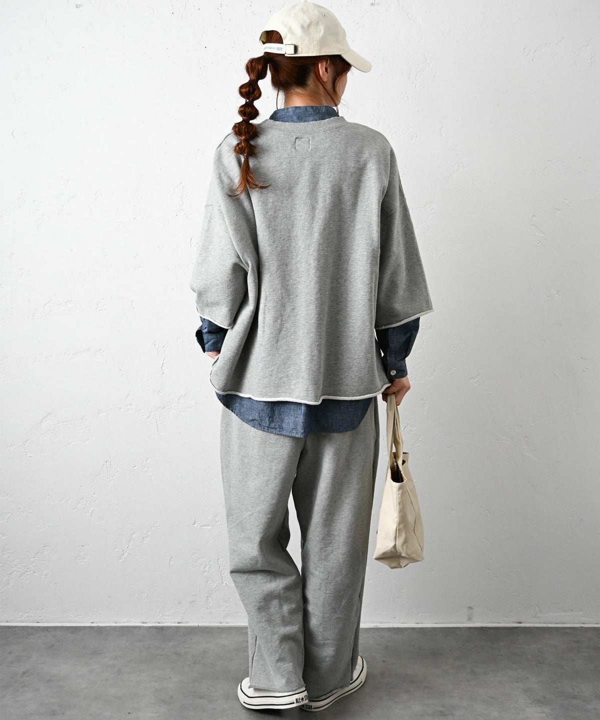 her.｜ロゴプリント7分袖カットソー [[HCTS-COCS]][C]