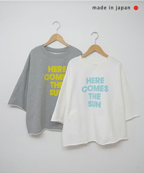 her.｜ロゴプリント7分袖カットソー [[HCTS-COCS]][C]