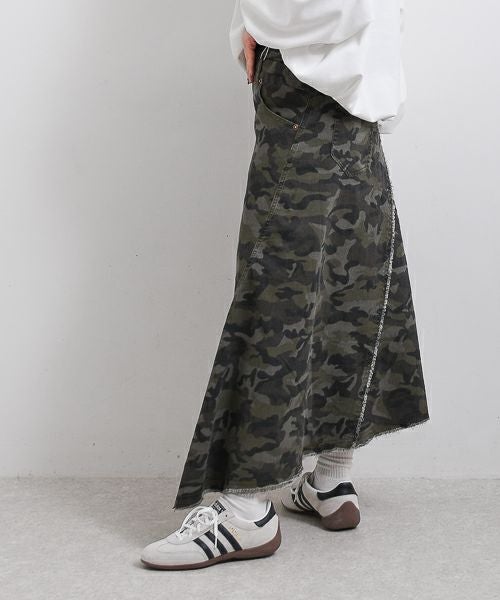 MARGAUX VINTAGE｜カモフラスカート [[MG SK-26012-S]][F] | ma28