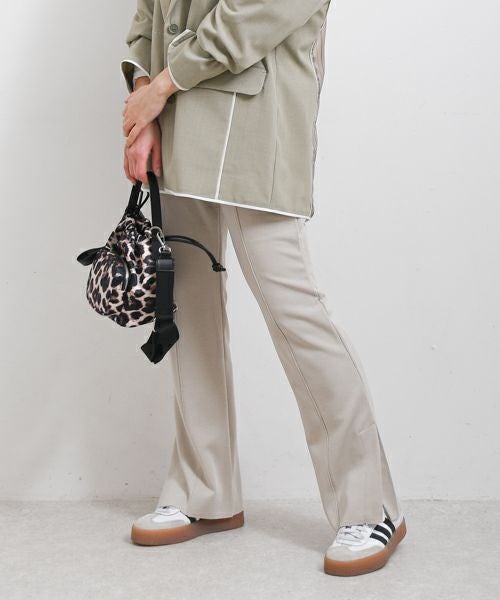 CHIGNON｜ソフトリブフレアパンツ [[3861-069GL]][F] | ma28 ONLINE STORE