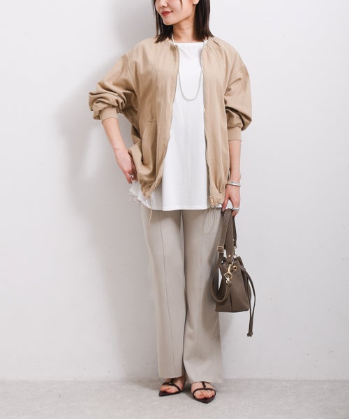 CHIGNON｜ソフトリブフレアパンツ [[3861-069GL]][F] | ma28 ONLINE STORE