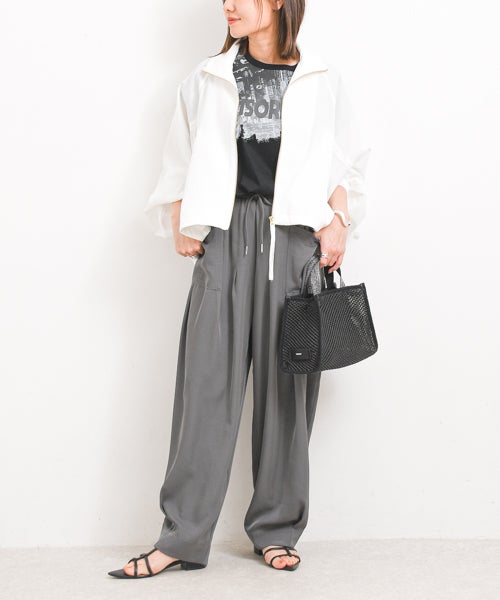 W｜ドライタッチドルマンブルゾン [[IZK25112]][F] | ma28 ONLINE STORE
