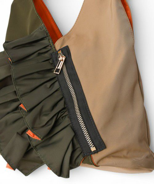 Risley｜バイカラーフリルミニBAG [[R2503-TMB44]][F] | ma28 ONLINE STORE