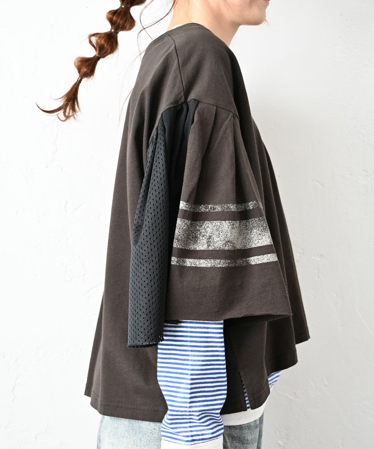 GO TO HOLLYWOOD｜天竺フリフリフットボールTシャツ [[32620408]][C]