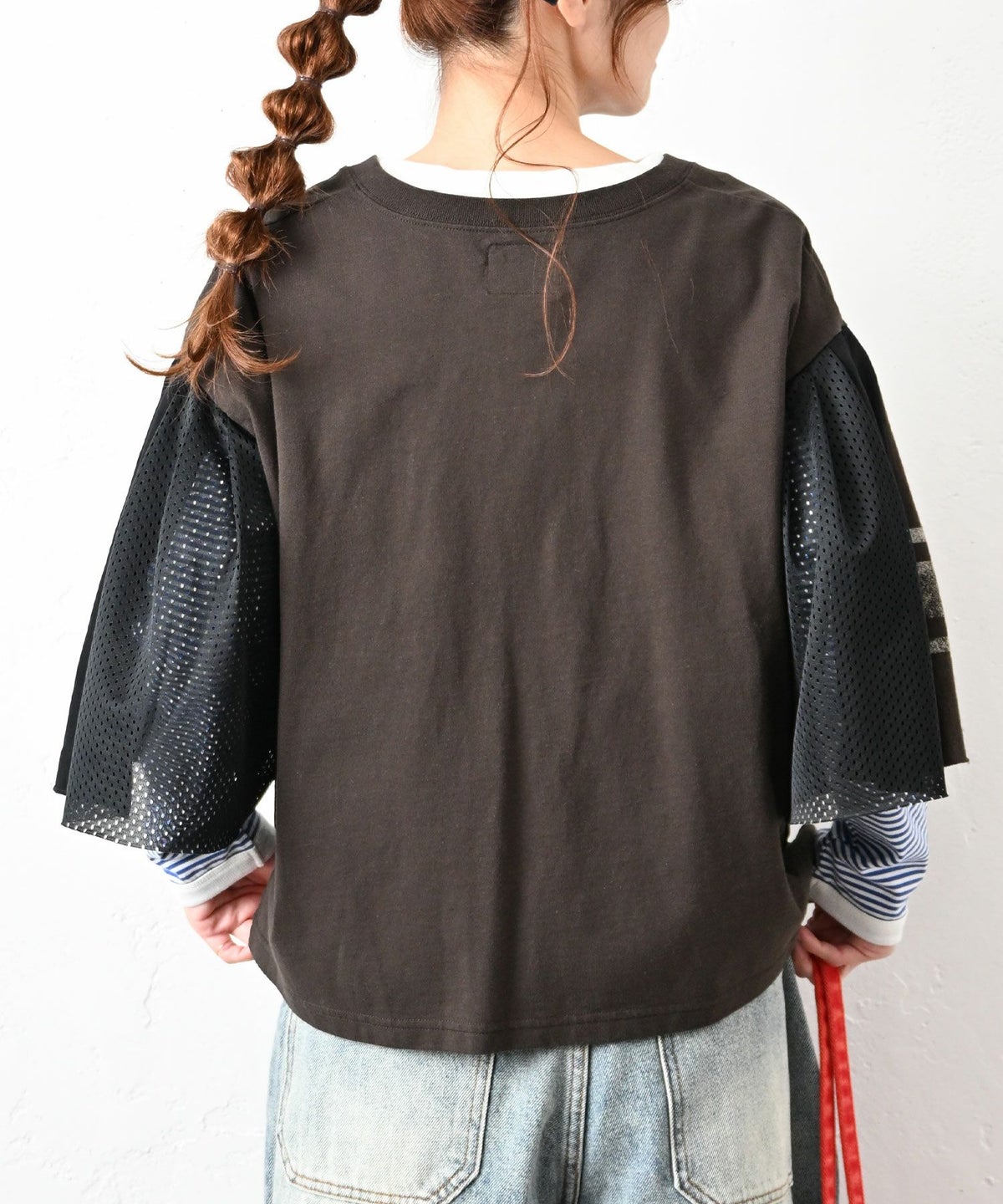 GO TO HOLLYWOOD｜天竺フリフリフットボールTシャツ [[32620408]][C]