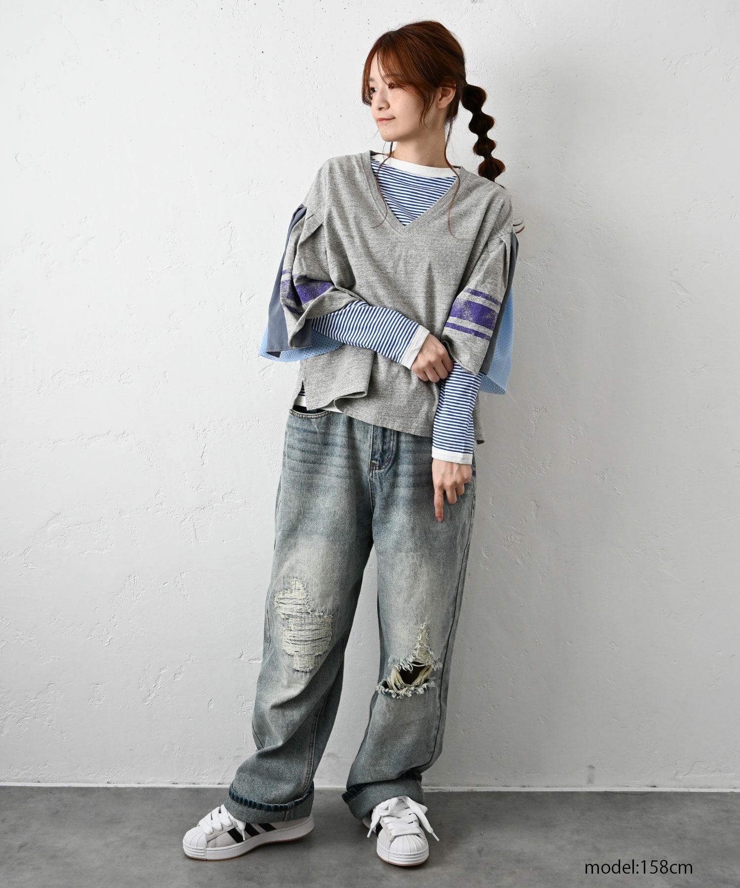 GO TO HOLLYWOOD｜天竺フリフリフットボールTシャツ [[32620408]][C