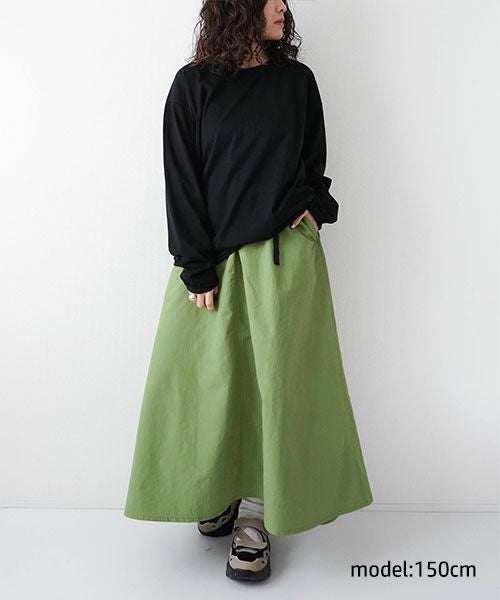 GRAMICCI｜NYLON FLARE SKIRT [[GLSK6-SJP008]][D] | ma28 ONLINE STORE