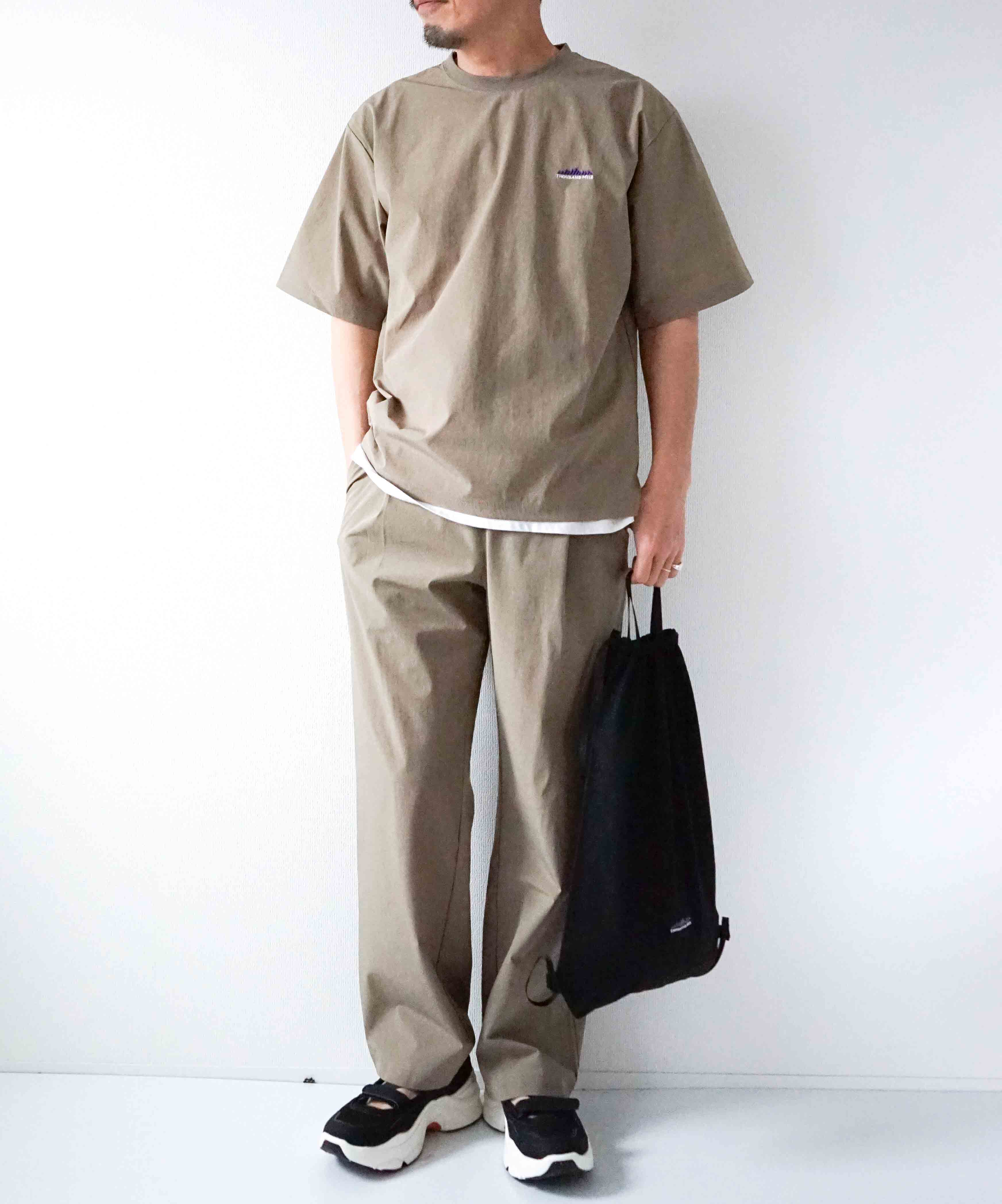 THOUSAND MILE｜SHORT SLEEVE T-SHIRT＆LONG PANTS SET [[TM261NP00011