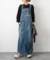 DENIM&DUNGAREE｜8OZデニムジャンバースカート [[22620702]][C]