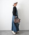 DENIM&DUNGAREE｜8OZデニムジャンバースカート [[22620702]][C]