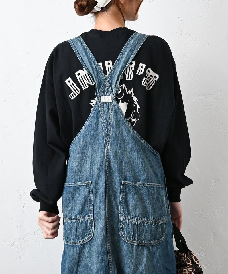 DENIM&DUNGAREE｜8OZデニムジャンバースカート [[22620702]][C] | ma28 