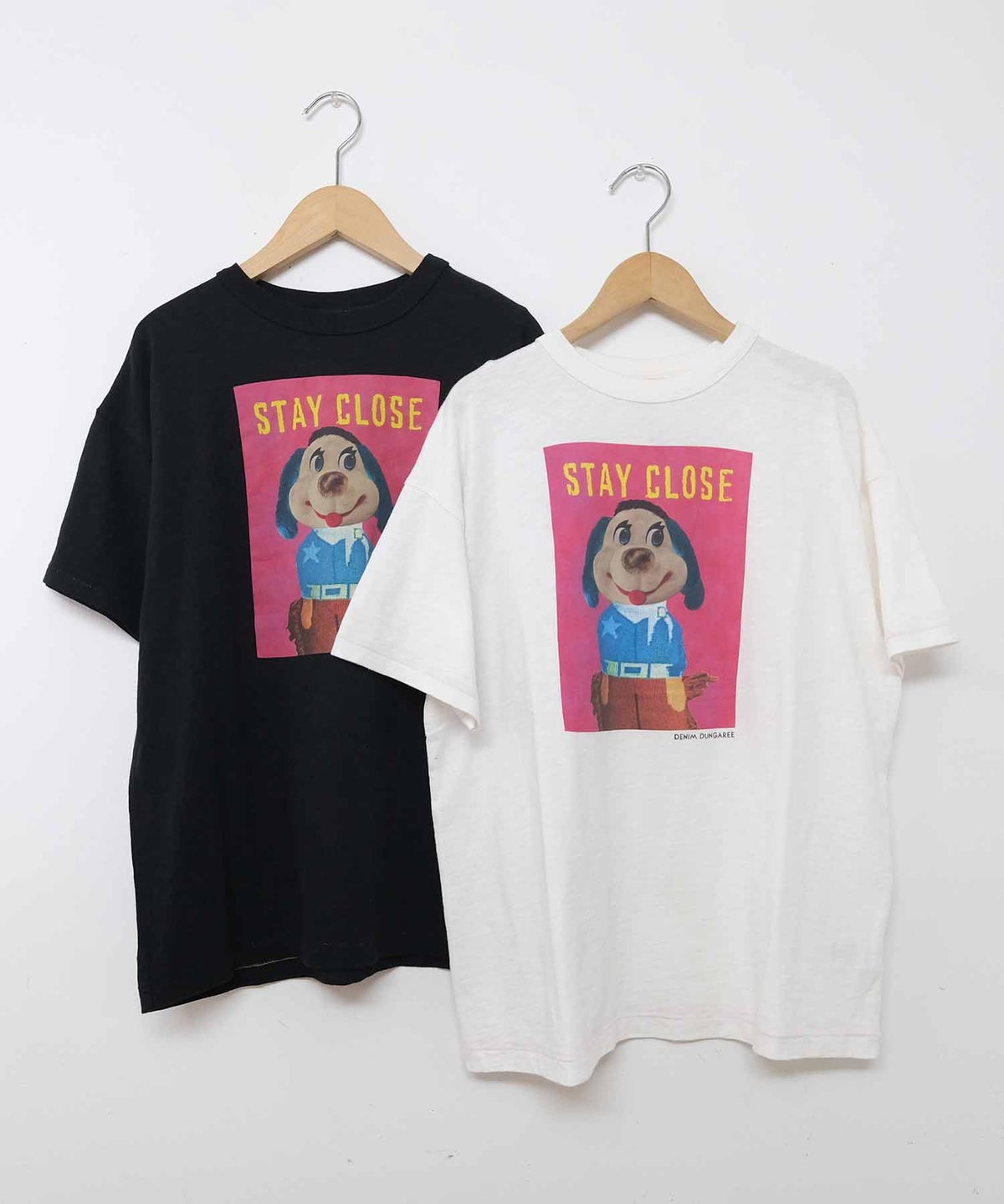 DENIM&DUNGAREE｜天竺STAY CLOSE Tシャツ [[22620403]][C