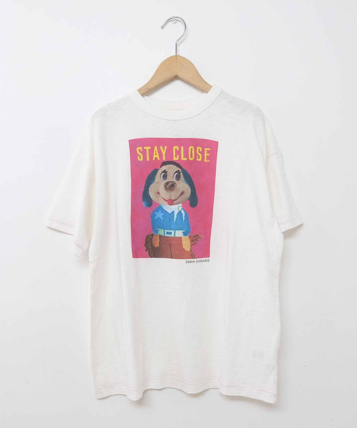 DENIM&DUNGAREE｜天竺STAY CLOSE Tシャツ [[22620403]][C