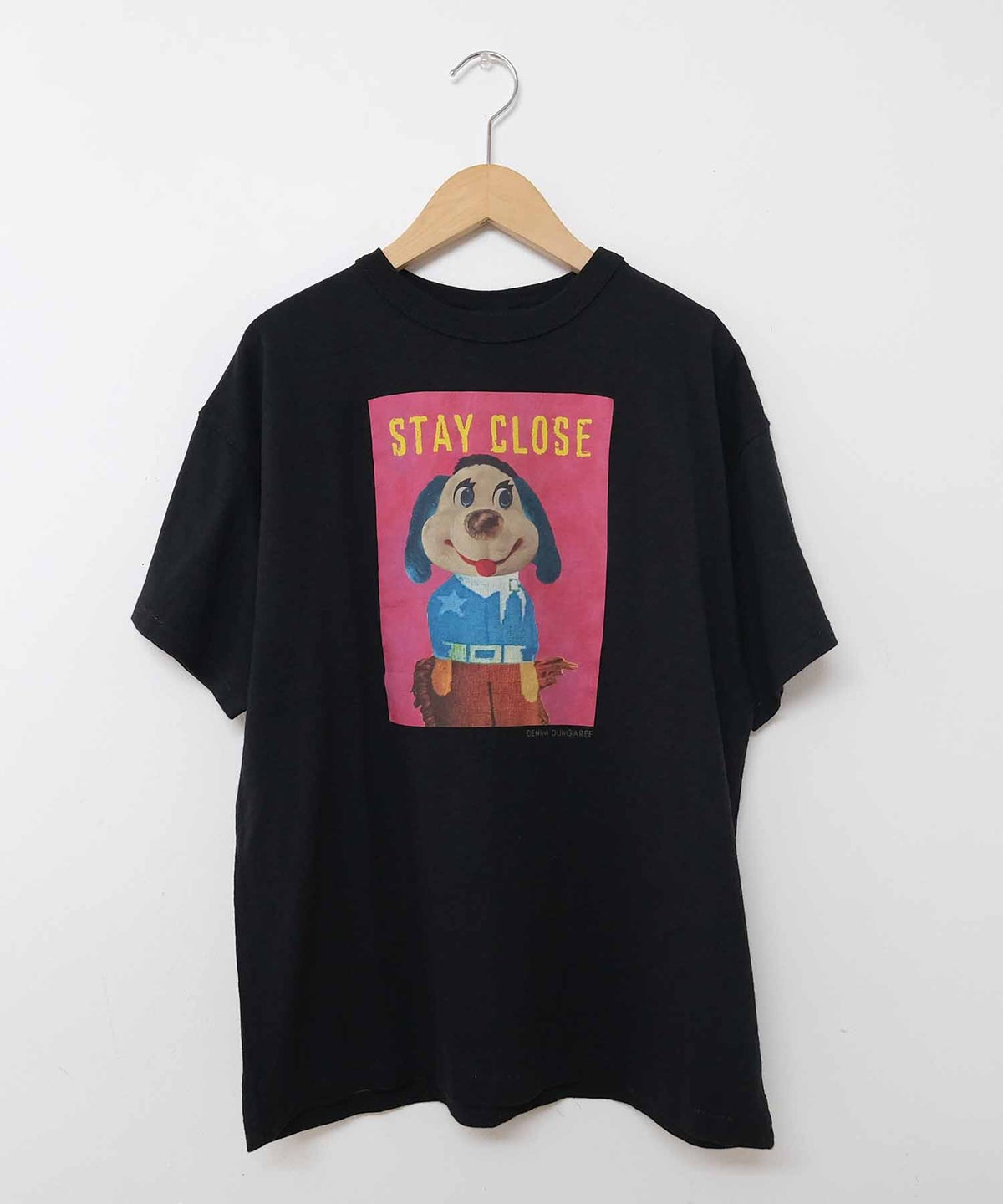 DENIM&DUNGAREE｜天竺STAY CLOSE Tシャツ [[22620403]][C