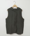 08Mab｜リネンフード付前開きベスト [[CF-1025HF1308]][C]