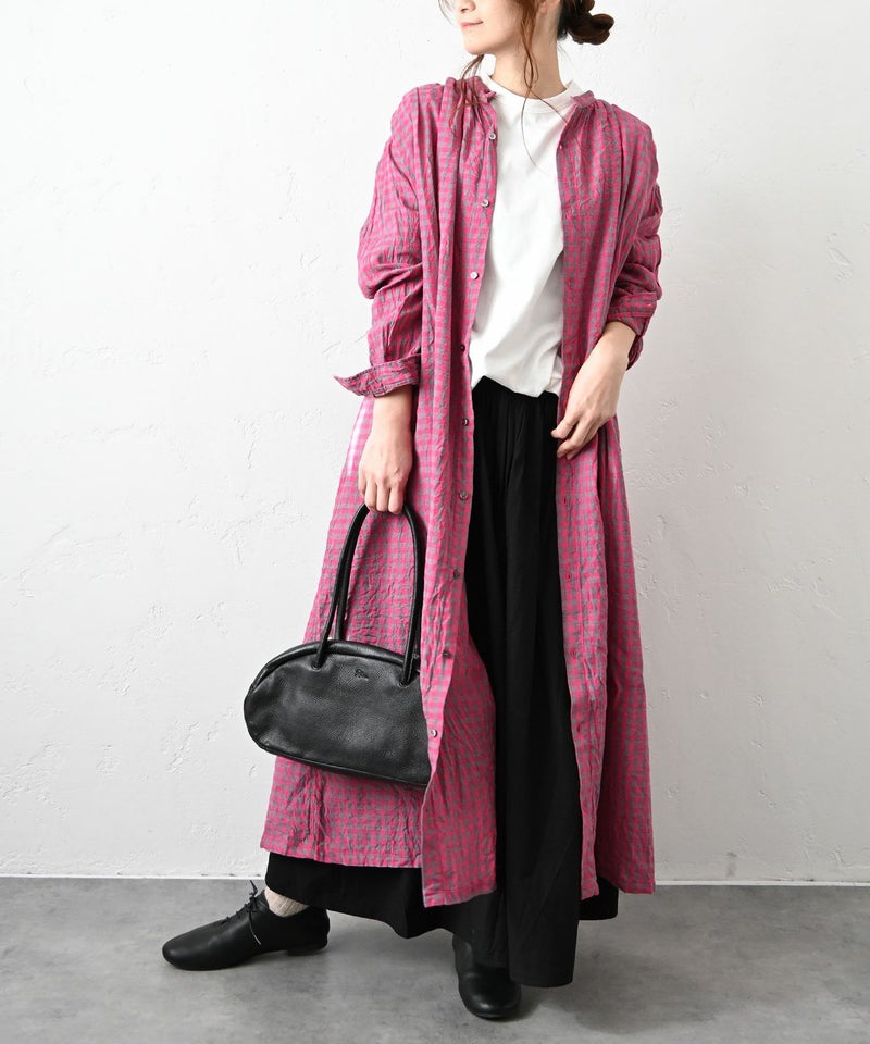 Antiquite's｜ギンガムチェック前開きワンピース [[1100905]][C]