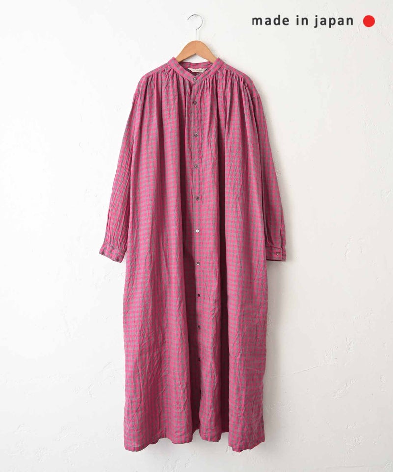  Antiquite's｜ギンガムチェック前開きワンピース [[1100905]][C]