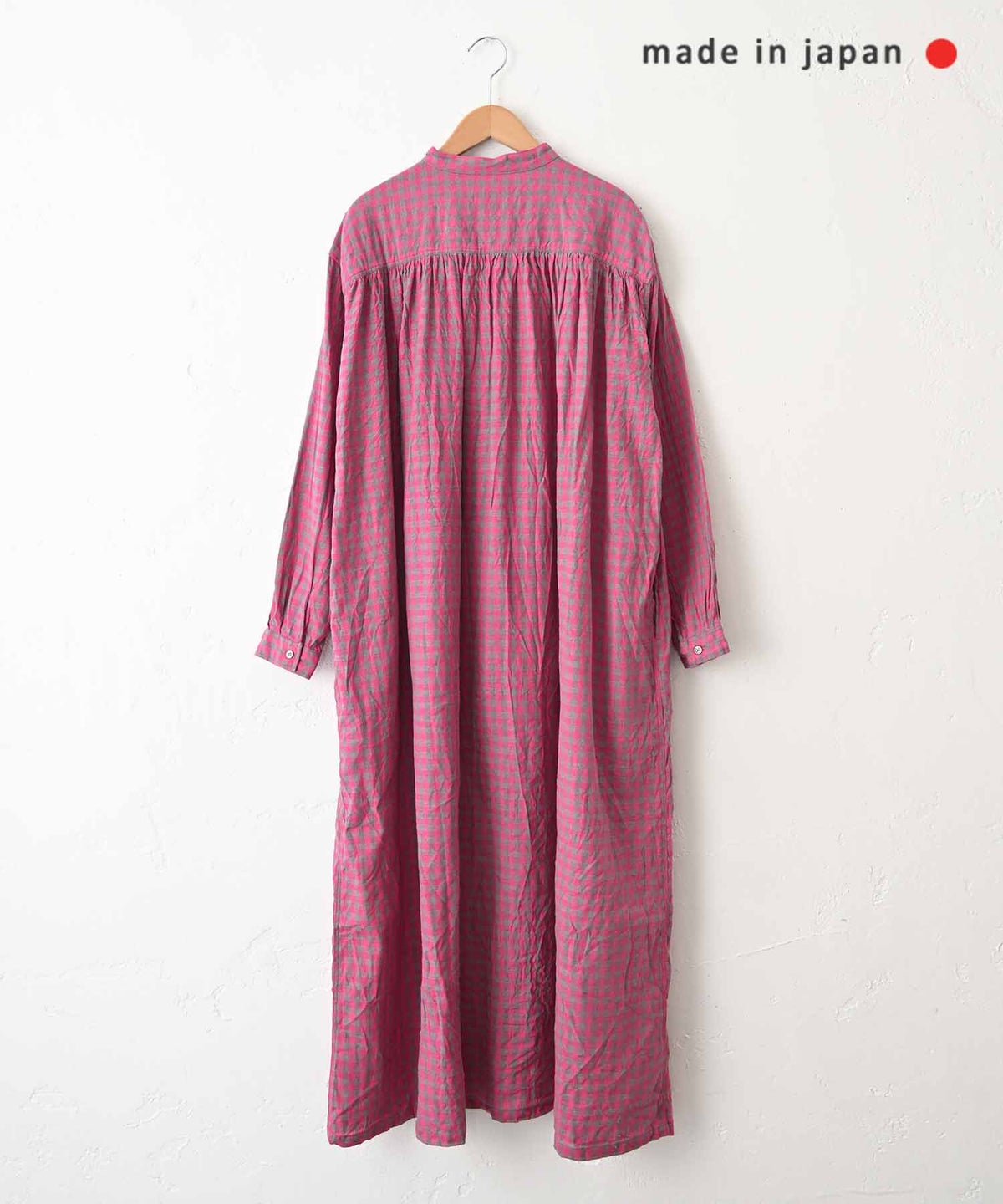  Antiquite's｜ギンガムチェック前開きワンピース [[1100905]][C]