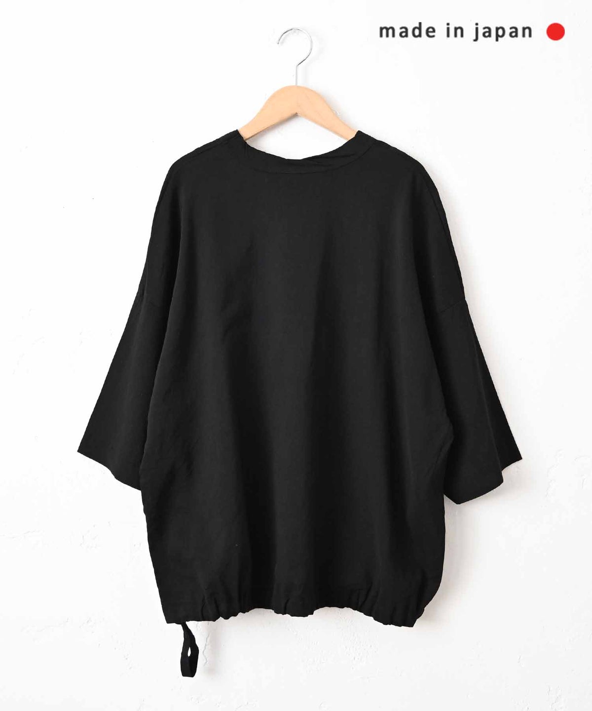 prit｜7分袖裾ヒモプルオーバー [[P81625]][C]