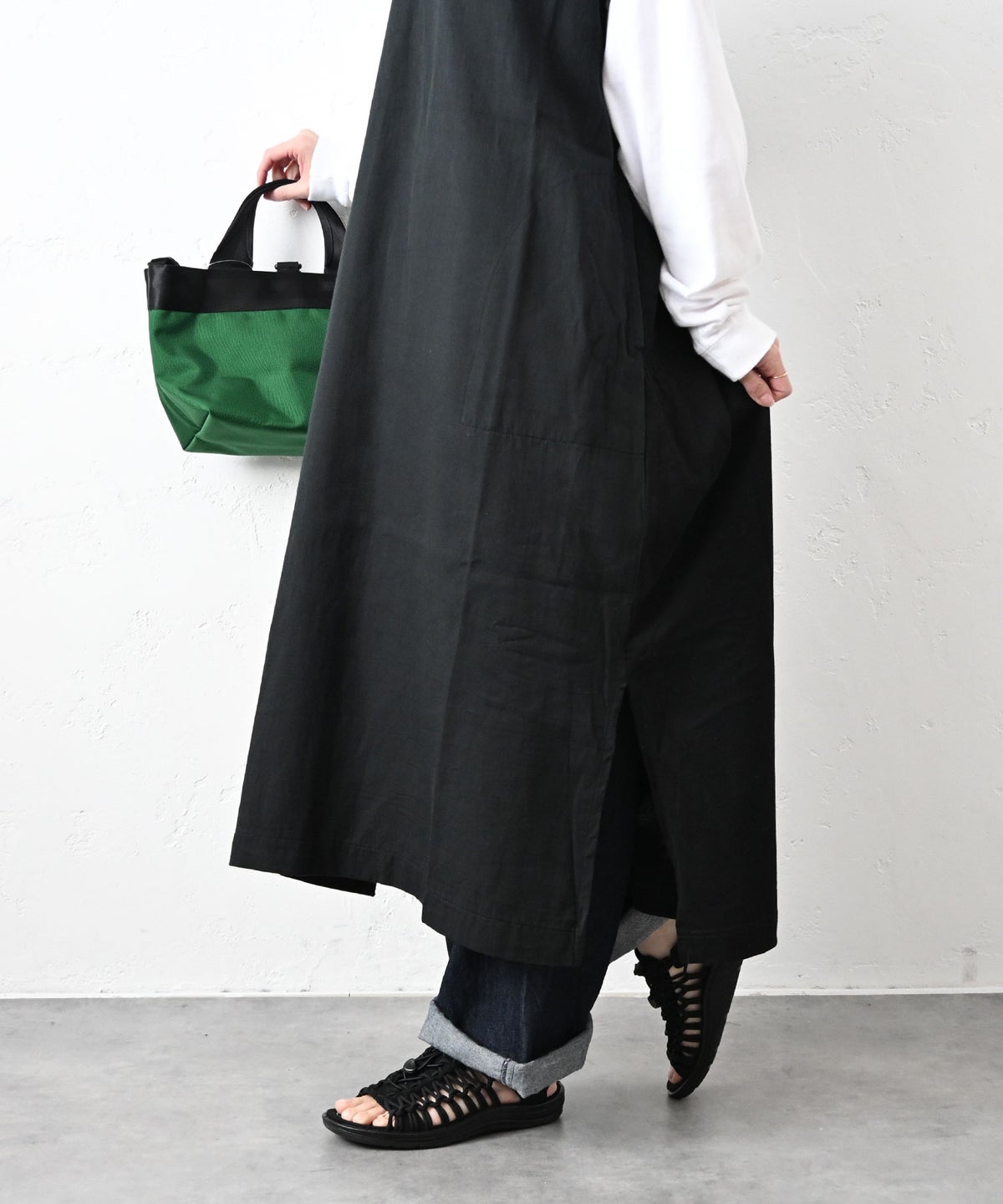 prit｜切替Vネックオーバーワンピース [[P91629]][C]