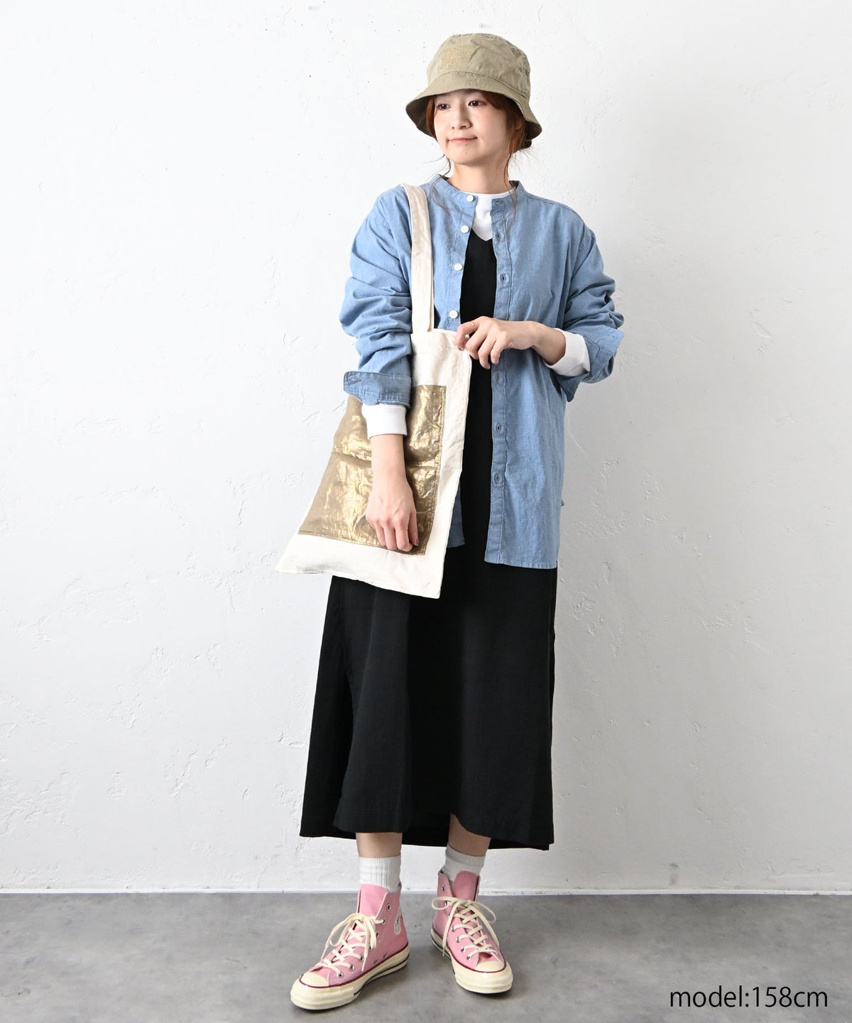 prit｜切替Vネックオーバーワンピース [[P91629]][C]