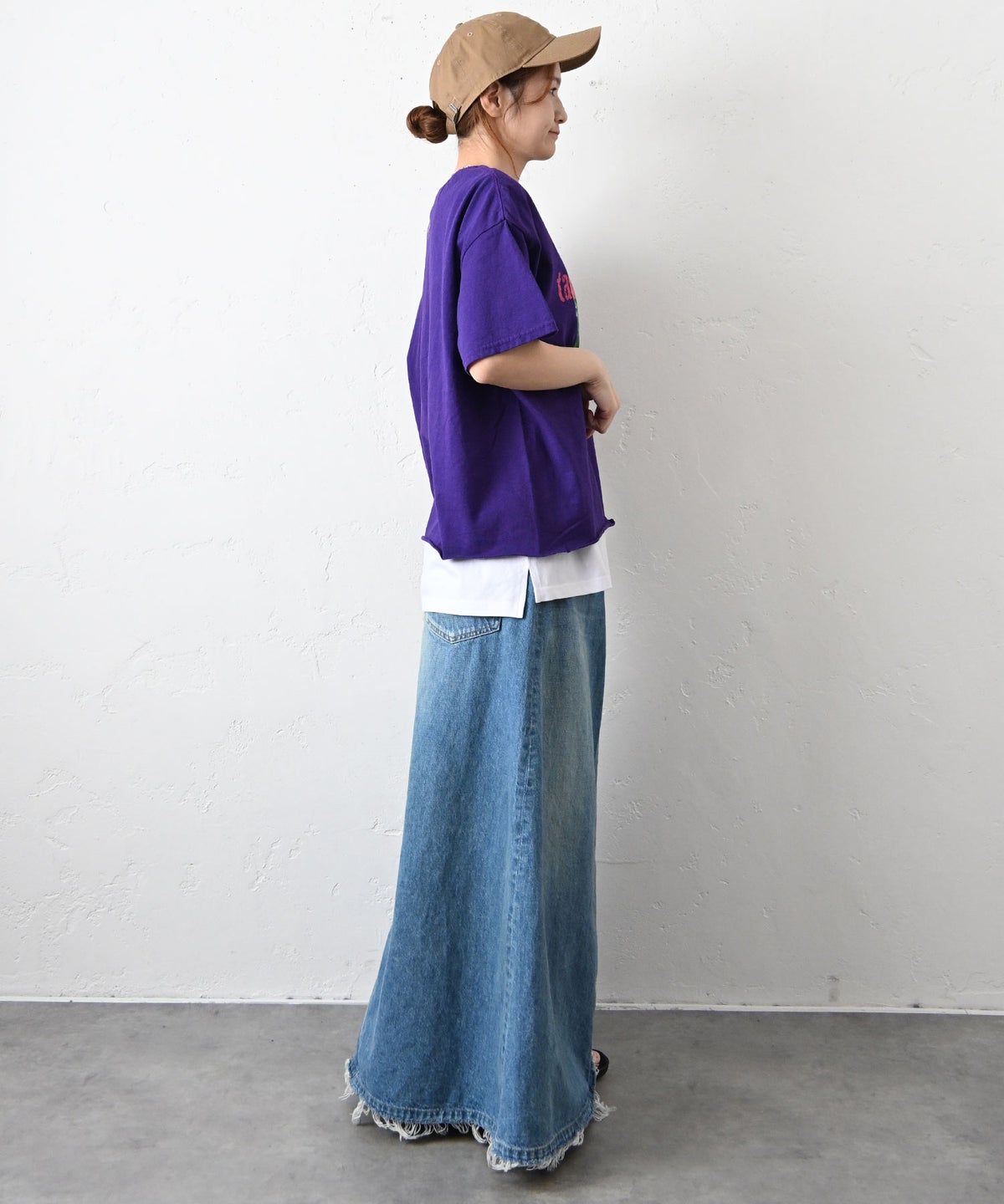 THE DAY｜カットオフ半袖Tシャツ [[TG-260517]][C]