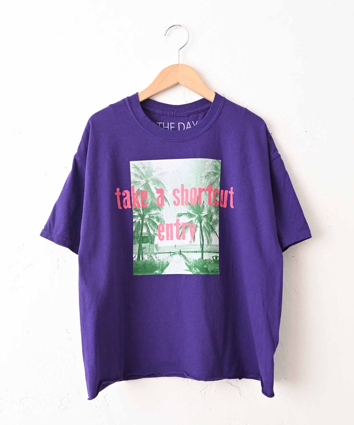 THE DAY｜カットオフ半袖Tシャツ [[TG-260517]][C]
