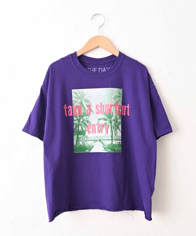 THE DAY｜カットオフ半袖Tシャツ [[TG-260517]][C]