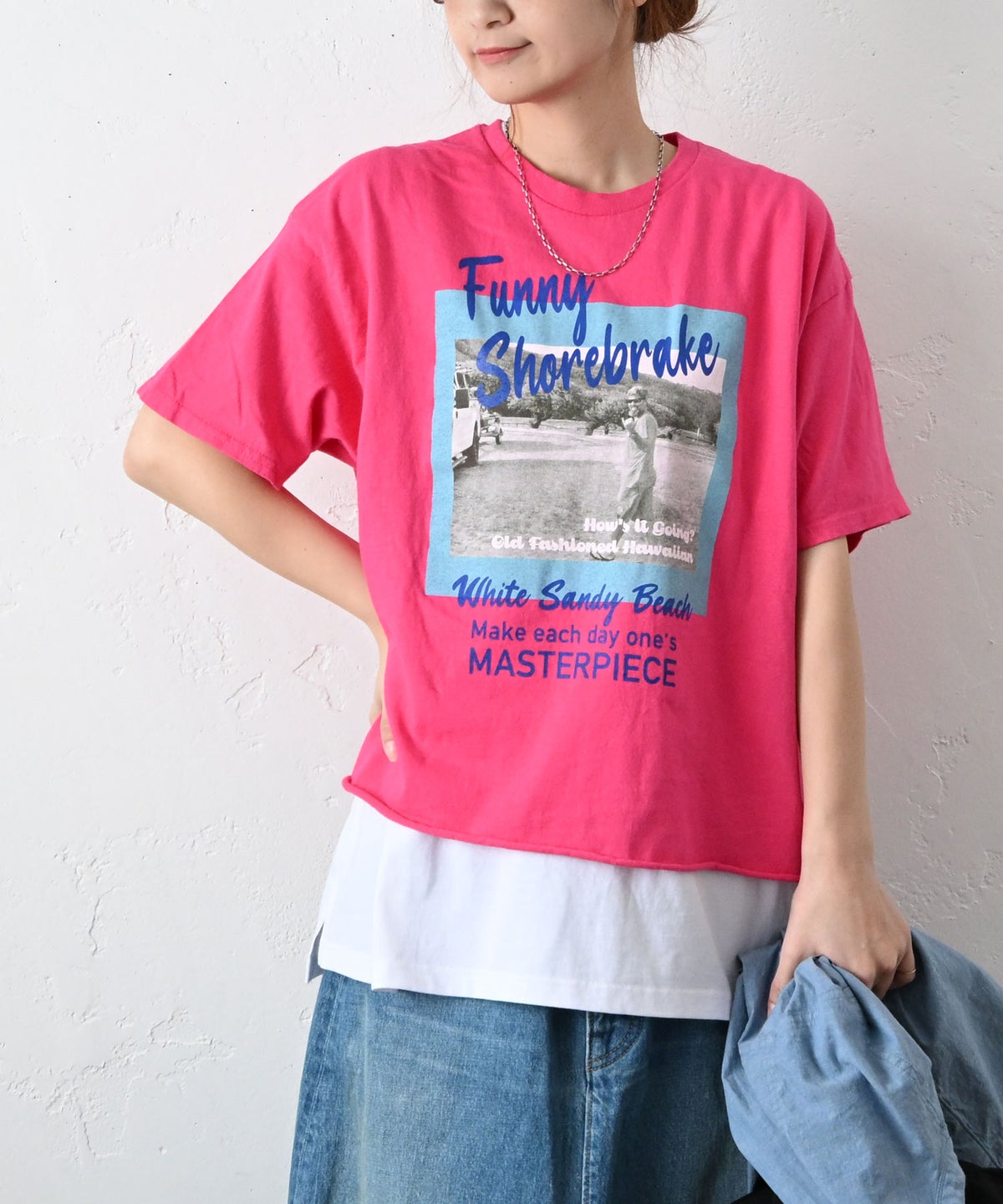 THE DAY｜カットオフ半袖Tシャツ [[TG-260520]][C]