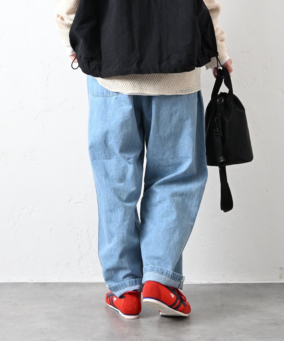 Johnbull｜コットンリネンラインイージーパンツ [[JL261P12]][C]