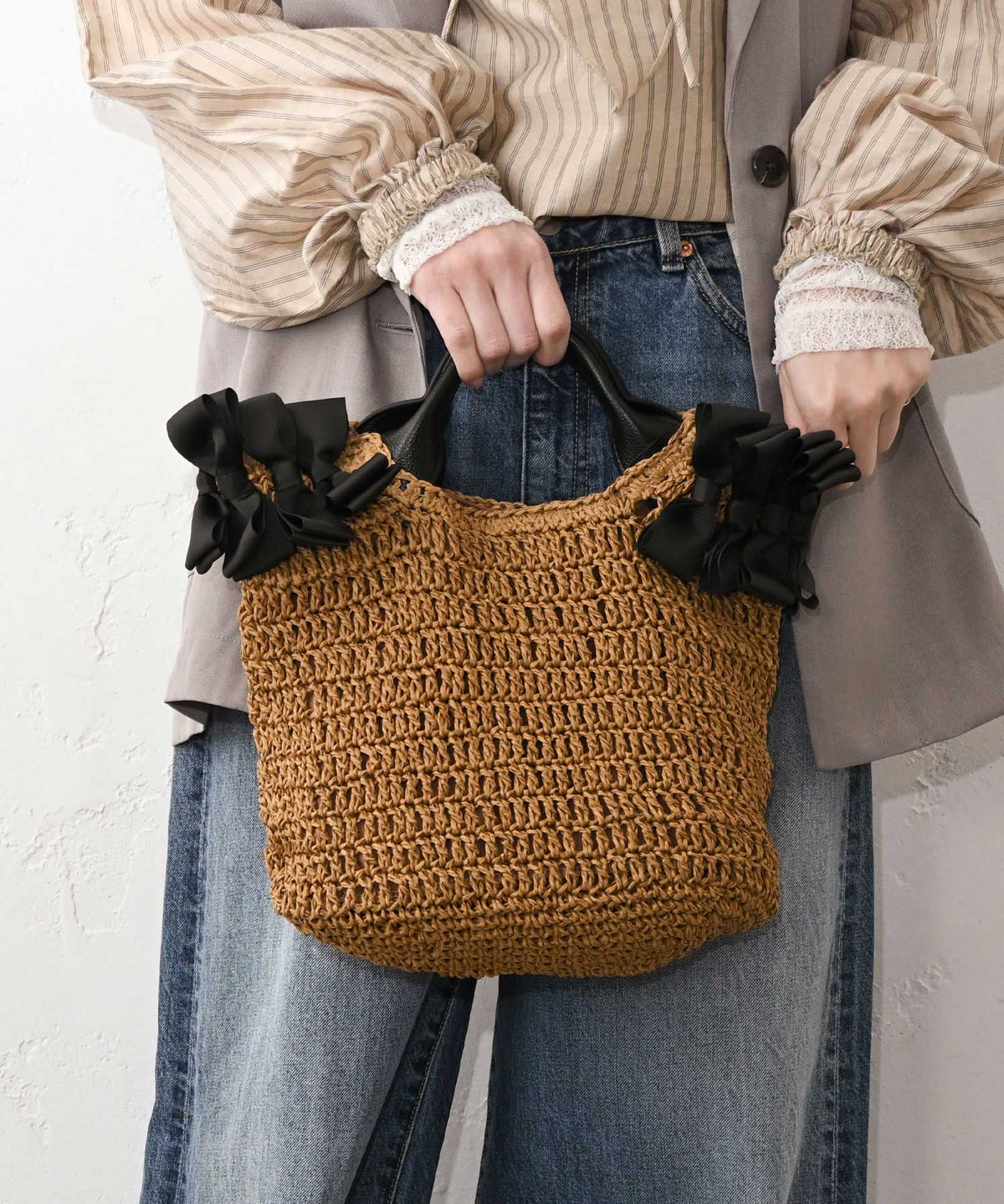 Cachellie｜リボンペーパーバッグ [[57-2457]][C]