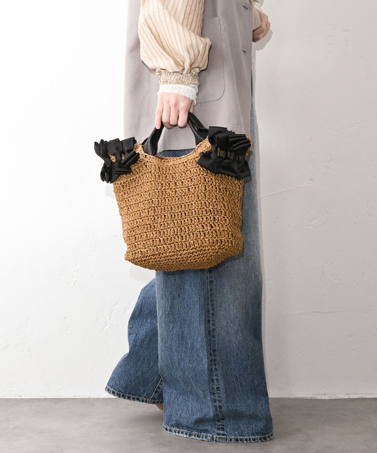 Cachellie｜リボンペーパーバッグ [[57-2457]][C]