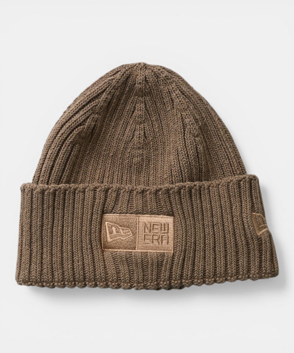 NEW ERA｜OD CUFF KNIT WG COOLMAX BOXLOGO KHA [[14774303]][C]
