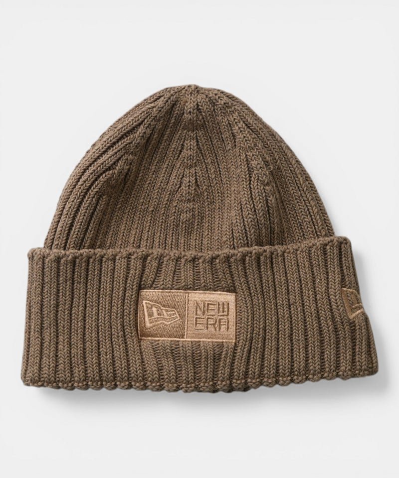 NEW ERA｜OD CUFF KNIT WG COOLMAX BOXLOGO KHA [[14774303]][C]