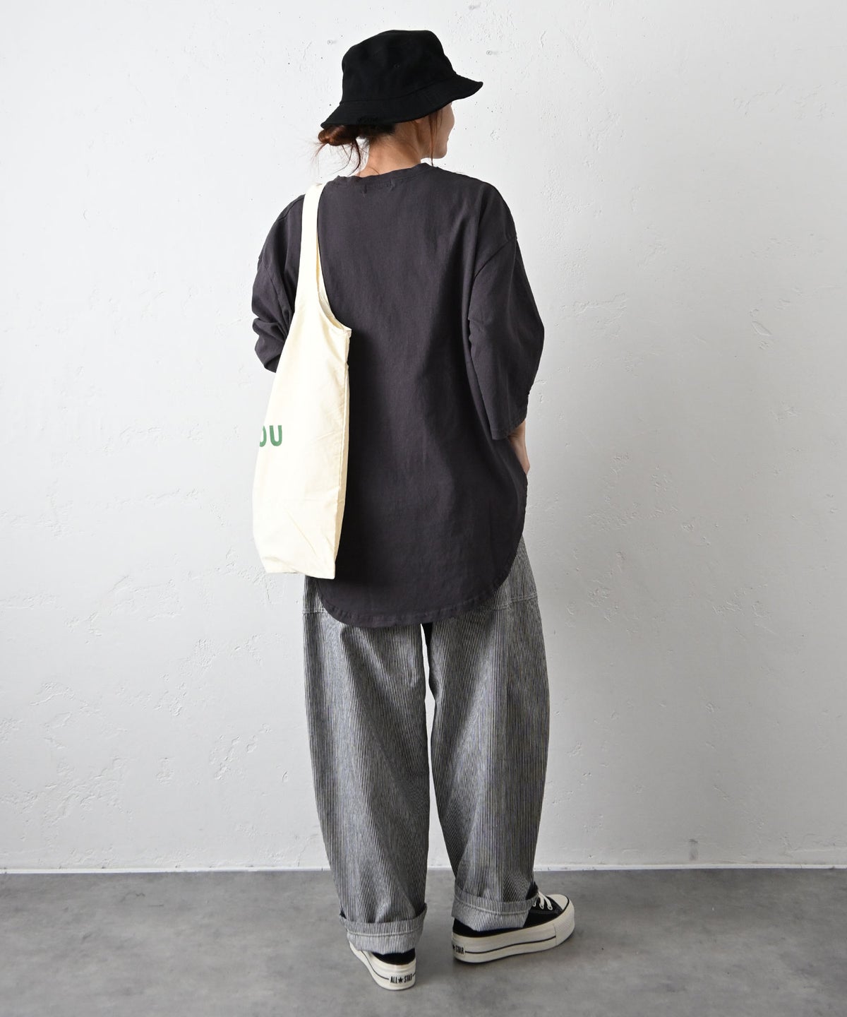 NEW ERA｜BUCKET01 NEYYAN DAMAGED TWILL BLK [[14744774]][C]