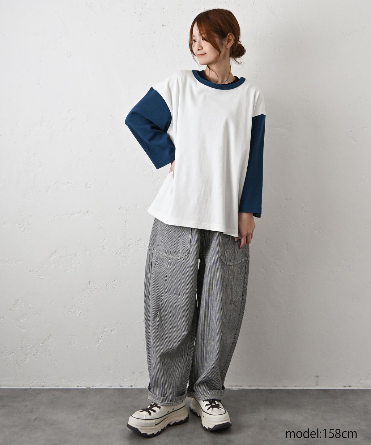 Gives a sense of fullment｜ベースボールカットソー [[661021]][C]