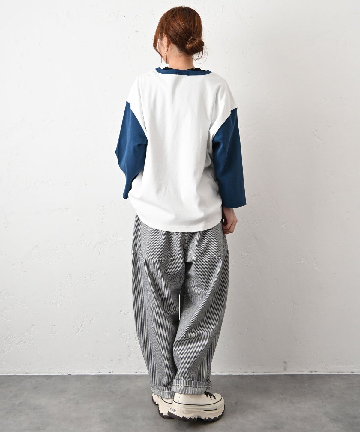 Gives a sense of fullment｜ベースボールカットソー [[661021]][C]