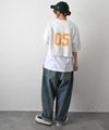 Gives a sense of fullment｜バックプリントホックTシャツ [[861140]][C]