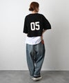 Gives a sense of fullment｜バックプリントホックTシャツ [[861140]][C]
