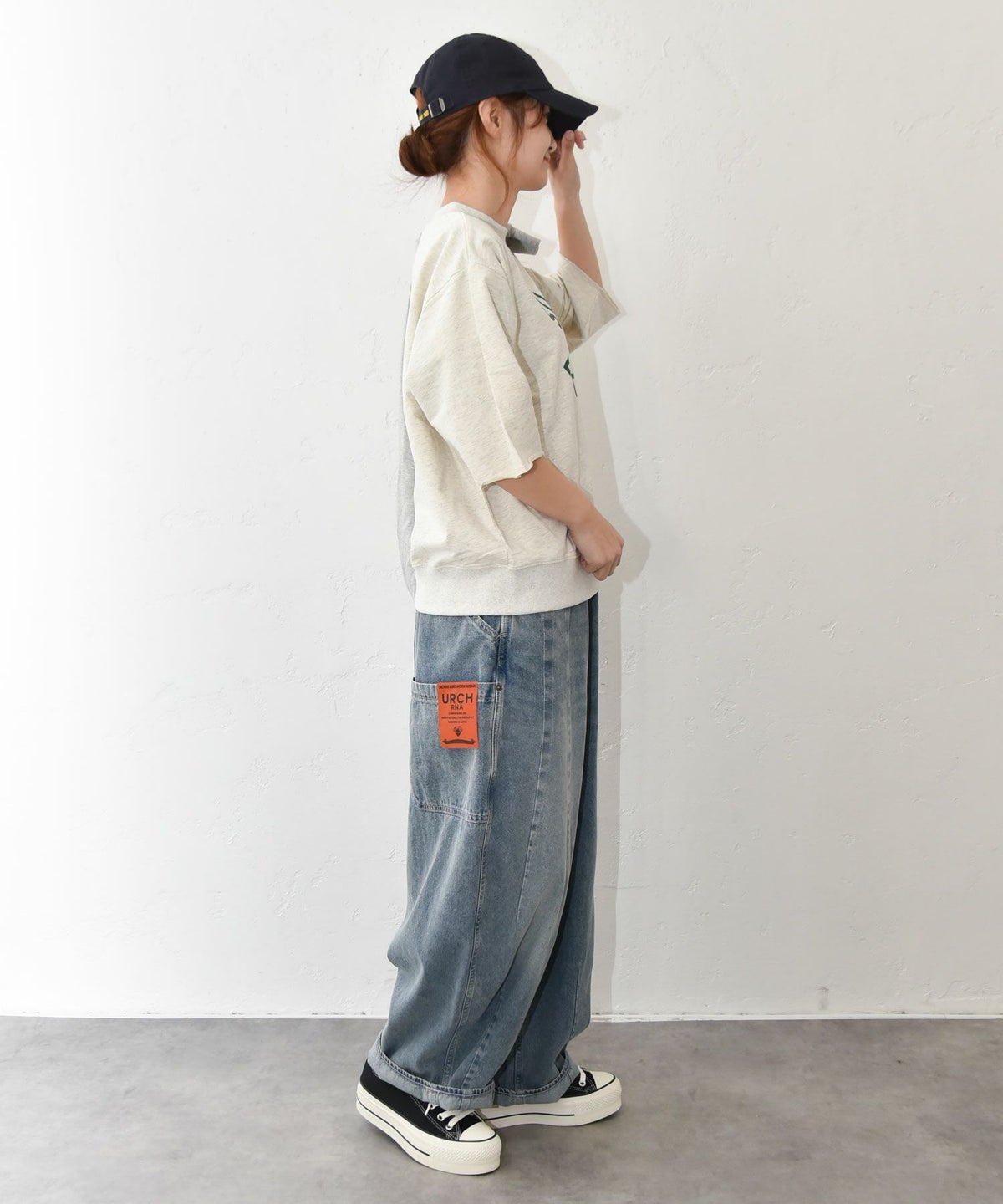 Gives a sense of fullment｜ミニ裏毛カットソー [[861309]][C]