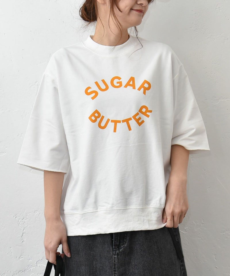 Gives a sense of fullment｜ミニ裏毛カットソー [[861309]][C]