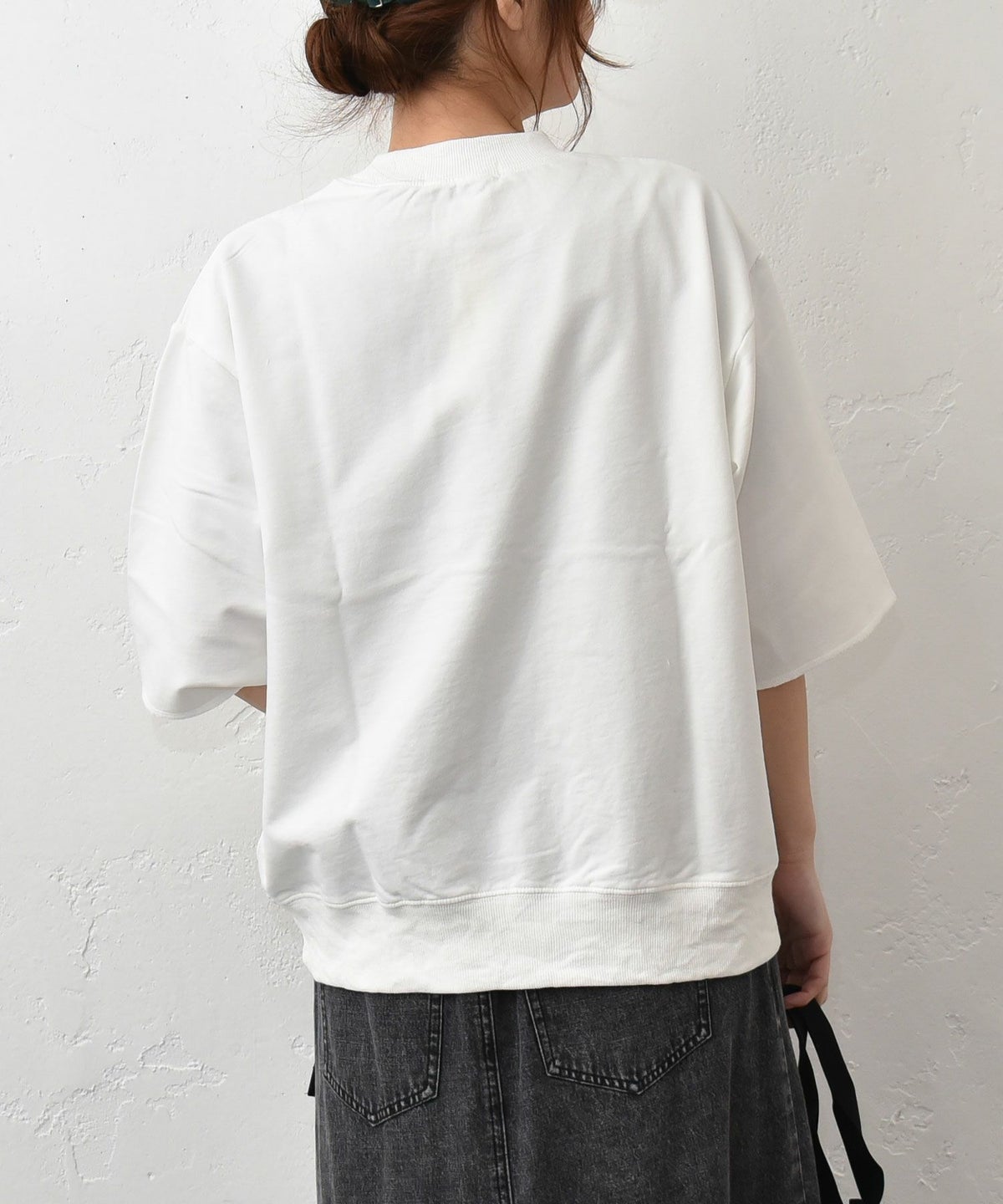 Gives a sense of fullment｜ミニ裏毛カットソー [[861309]][C]