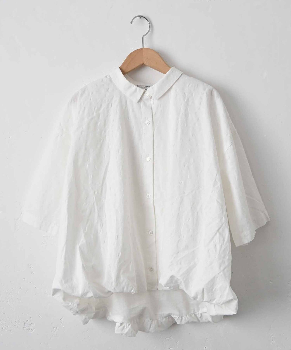 HEAVENLY｜Dot Jacquard Balloon Blouse [[2612072]][C]