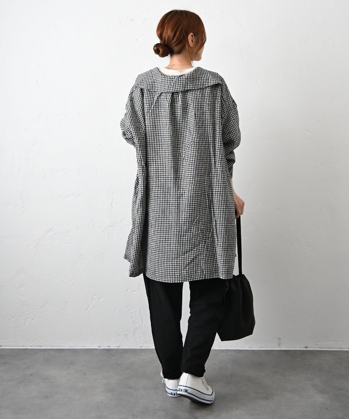 HEAVENLY｜Linen Rayon Sailorcollar Shirt Tunic [[2612052]][C]