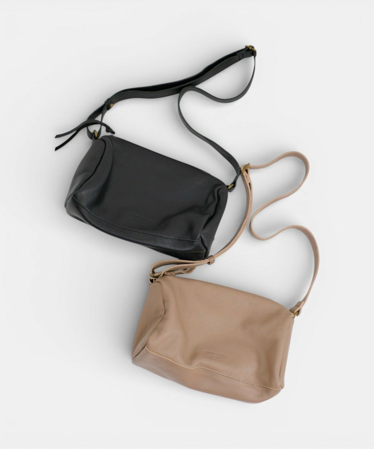 ONEPAIRED｜カウレザーボックスショルダーバッグ [[51112]][C]