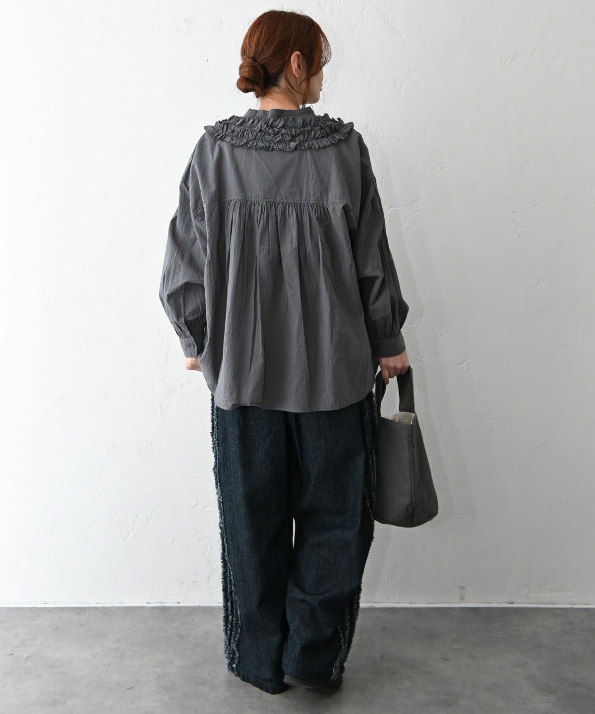 ista-ire｜綿麻サイドテープストレートパンツ [[7600-6020]][C]