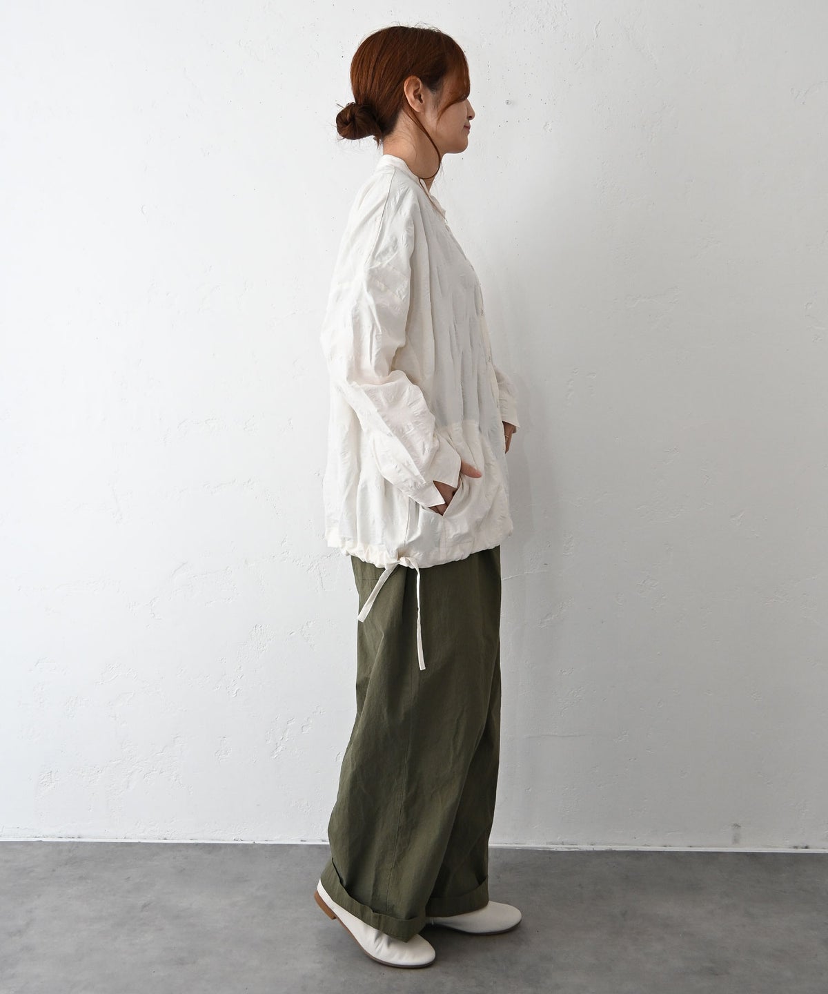 ista-ire｜裾ブラウジングブラウス [[4600-6270]][C]